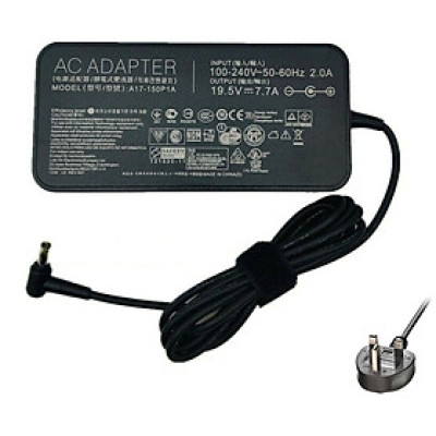 Sạc dành cho Laptop Asus G501J G501V G550J G551J G551VW G57 G57J VX7 19.5V 7.7A (Power 150W)- kèm dây nguồn-Hàng nhập khẩu
