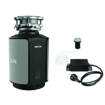 Máy xay rác bồn rửa chén + bộ nút nhấn MOEN GX50MCL+PJW1001 (HÀNG CHÍNH HÃNG)