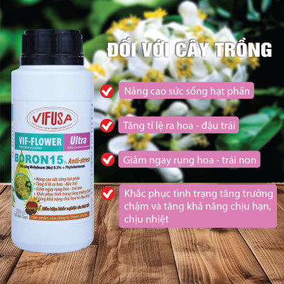 VIF-FLOWER Ultra - Phân bón Boron 15 chai 500ml