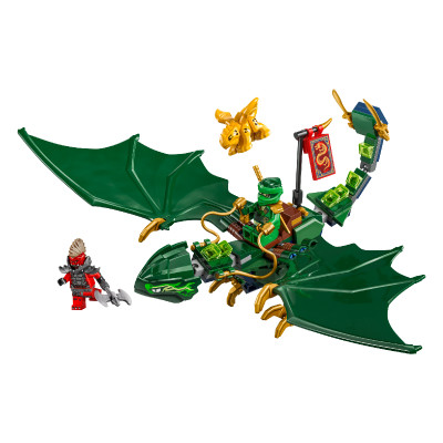 LEGO NINJAGO 71829 Đồ Chơi Lắp Ráp Rồng Rừng Xanh Của Lloyd (128 Chi Tiết)