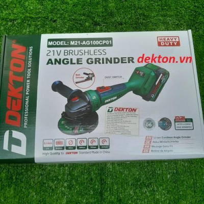 MÁY MÀI GÓC PIN  M21-AG100CP01 DEKTON-HÀNG CHÍNH HÃNG