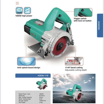 MÁY CẮT ĐÁ 110MM 1800W DCA AZE06-110 - HÀNG CHÍNH HÃNG