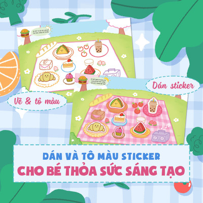 DINO tập vẽ - 4 bước vẽ đơn giản Đồ ăn