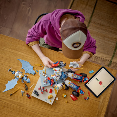 LEGO NINJAGO 71834 Đồ Chơi Lắp Ráp Chiến Giáp Kết Hợp Của Zane (1187 chi tiết)