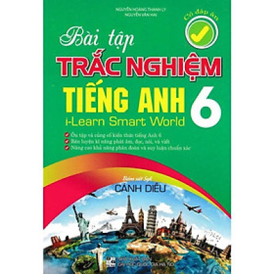 Sách - Bài Tập Trắc Nghiệm Tiếng Anh Lớp 6 - Có Đáp Án - Bám Sát SGK Cánh Diều - Hồng Ân