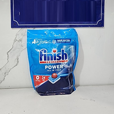 24 Viên rửa bát Finish All in 1 dùng cho máy rửa bát