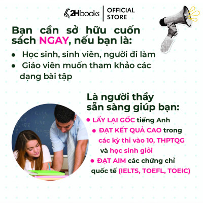 Sách 25 Chuyên đề ngữ pháp Tiếng anh, Combo 2 cuốn tác giả cô Trang Anh, tổng ôn ngữ pháp Tiếng Anh, 2HBooks