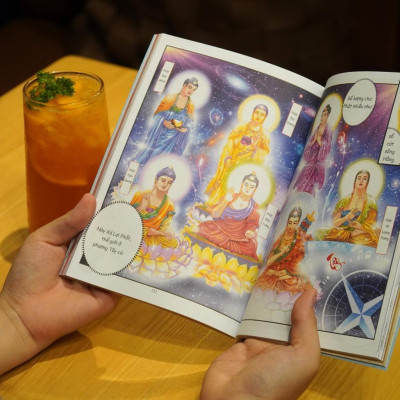 Sách - Phật Thuyết Kinh A Di Đà - Lâm Cự Tinh - Vĩnh Nghiêm Books