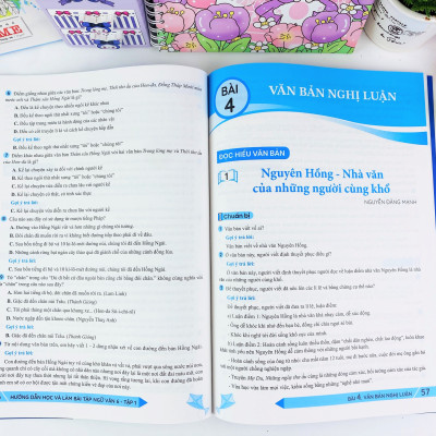 Sách - Combo 2 Cuốn Hướng Dẫn Học Và Làm Bài Tập Ngữ Văn 6 - Biên soạn theo CT GDPT mới - Cánh Diều - ndbooks