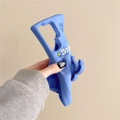 Ốp Lưng Cho Samsung S25 Ultra / S24 Ultra / S23 Ultra / S22 Ultra Hình STITCH Silicon Dẻo Chống Sốc Có Giá Đỡ