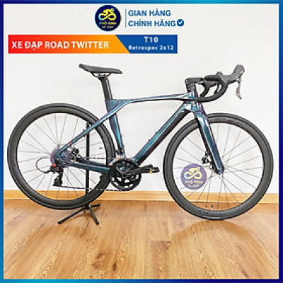 XE ĐẠP ĐUA TWITTER T10 [2026] – PHIÊN BẢN GROUP SET RETROSPEC 2X12, VÀNH NHÔM