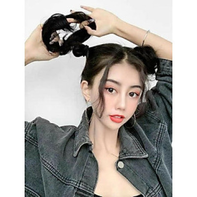 Tóc giả búi cột thẳng tóc giả- giá 1 cái