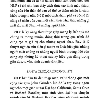 NLP Căn Bản (Tái Bản)