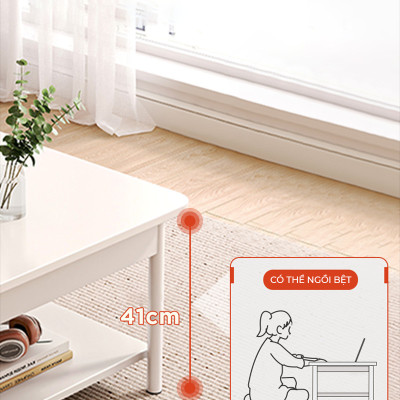 Bàn trà sofa 2 tầng phong cách minimalism thương hiệu IGA - GM137