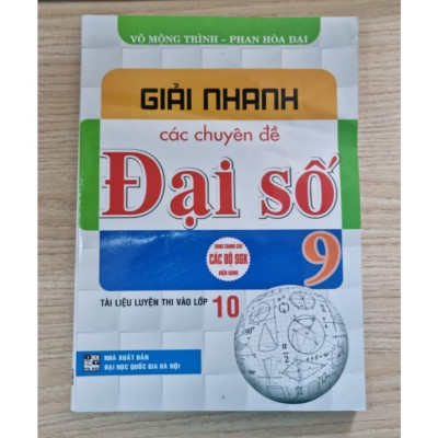 Sách - Combo Giải nhanh các chuyên đề đại số + hình học lớp 9 (HA-MK)