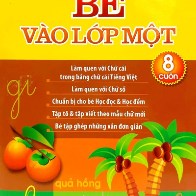 Bé vào lớp một ( Bộ túi 8 cuốn) - Tái Bản