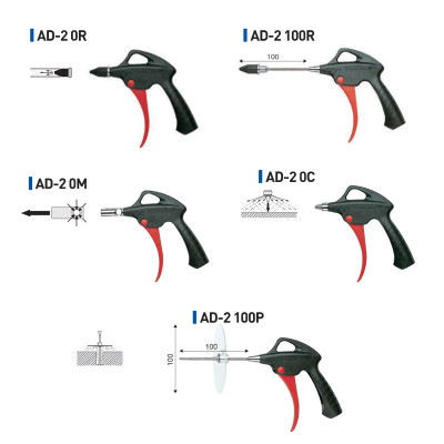 Súng thổi khí nén AD-2 vòi chuyên dụng thương hiệu Vessel (Nhật Bản)