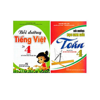 Combo Bồi Dưỡng Toán + Tiếng Việt 4 (Bám Sát SGK Kết Nối) (Bộ 2 Cuốn) _HA