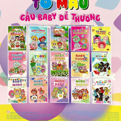 Sách - Bé Tô Màu Gấu Baby Dễ Thương