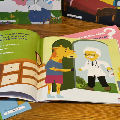 (Combo 5 cuốn – in màu – song ngữ) BÁC SĨ BIẾT TUỐT – Dương Trang, Rose Tran, Lucas Teo - Minh Quang Books 