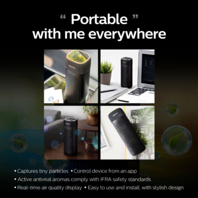 Máy khử mùi và lọc không khí trong ô tô Philips S7601 (GP7601）-hàng nhập khẩu 