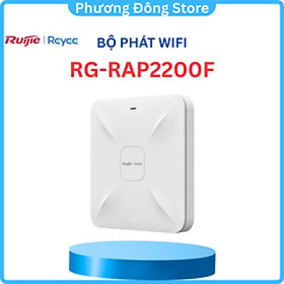 Bộ phát Wifi ốp trần hoặc gắn tường RUIJIE REYEE RG-RAP2200(F) - Hàng chính hãng