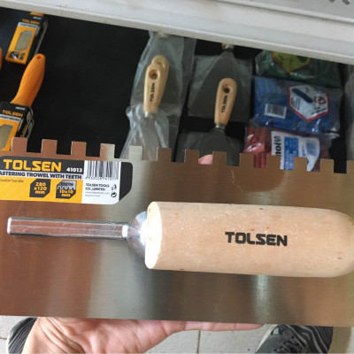 BAY RĂNG CƯA CÁN GỖ 280X120mm TOLSEN 41013  - HÀNG CHÍNH HÃNG