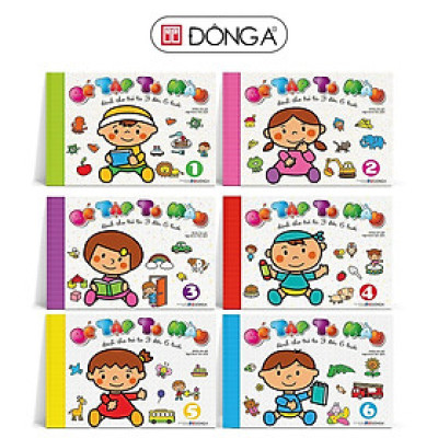 Sách - Bé Tập Tô Màu - Dành Cho Trẻ 3-6 Tuổi - Combo 6 Cuốn - Đông A