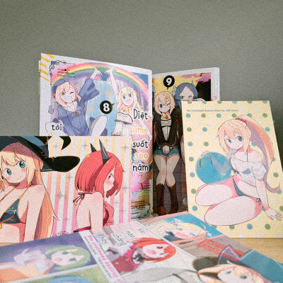 Combo 2 Cuốn sách: [Combo Manga] Diệt Slime Suốt 300 Năm, Tôi Levelmax Lúc Nào Chẳng Hay (Tập 8 + 9) AZ