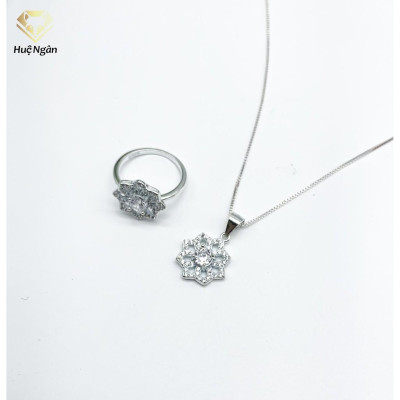 Dây chuyền bạc Ý 925 Huệ Ngân -Hoa đẹp YYDZ142