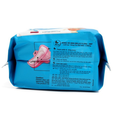 Băng vệ sinh Belle Flora Ban Đêm Lưới – 8 miếng