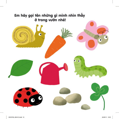 Sách Chuyển Động Thông Minh Đa Ngữ Việt - Anh - Pháp: Khu Vườn Bí Mật - Secret Garden - Le Jardin Secret