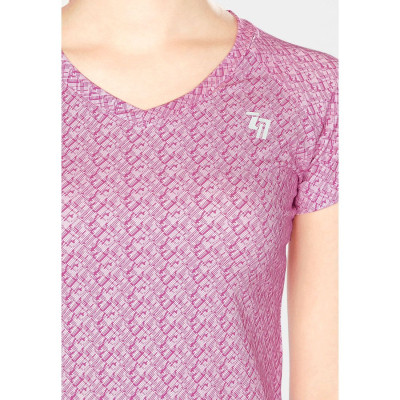 Áo Thể Thao Nữ W Basic V Neck Pup/Wht