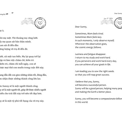 Sách - Dear Sunny - Những Bức Thư Trao Gửi Yêu Thương Và Trí Tuệ