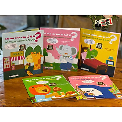 (Combo 5 cuốn – in màu – song ngữ) BÁC SĨ BIẾT TUỐT – Dương Trang, Rose Tran, Lucas Teo - Minh Quang Books 