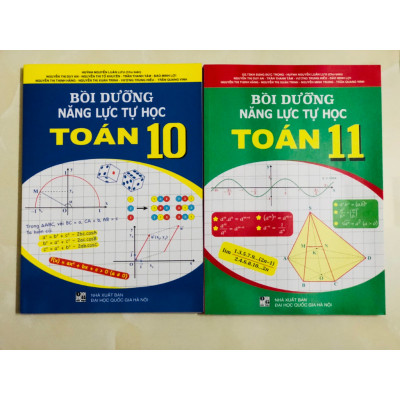 Sách - Combo 2 cuốn Bồi dưỡng năng lực tự học Toán 10 11