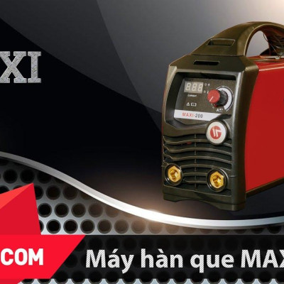 MÁY HÀN QUE ĐIỆN TỬ (1.6-4.0MM) MAXI 200 WELDCOM  (THAY THẾ MÁY HÀN CƠ)- HÀNG CHÍNH HÃNG