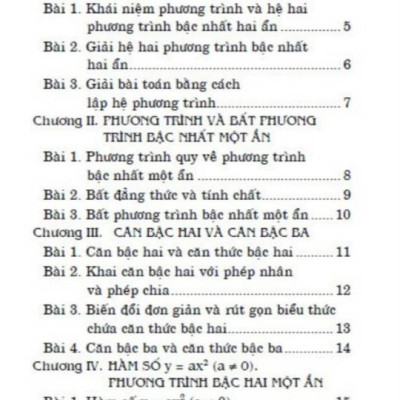 Sổ Tay Toán 9 (Dùng Chung Cho Các Bộ SGK Hiện Hành) (HA)