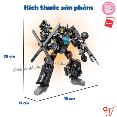 Đồ Chơi Lắp Ráp Xếp Hình: Biệt Đội Cảnh Sát - Qman 41107 (741 Chi tiết)