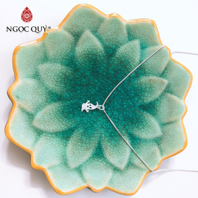 Dây chuyền bạc mặt bóng ma - Ngọc Quý Gemstones