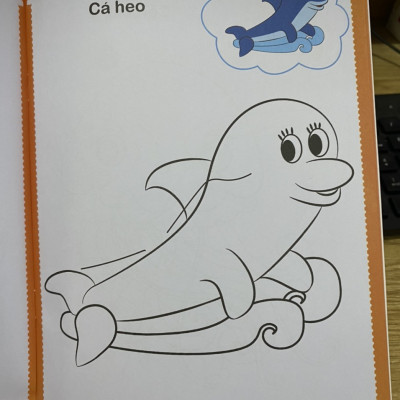 Quà cho bé : Bé tập tô màu : Động vật dưới nước