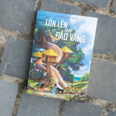 Sách - Lớn lên trên đảo vắng - Cuộc phưu lưu kịch tính của gia đình Robinson - Đinh Tị Books