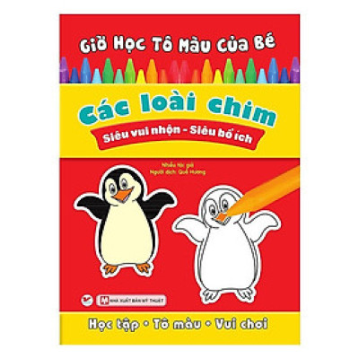 Sách - Giờ Học Tô Màu Của Bé - Các Loài Chim - Tân Việt Books