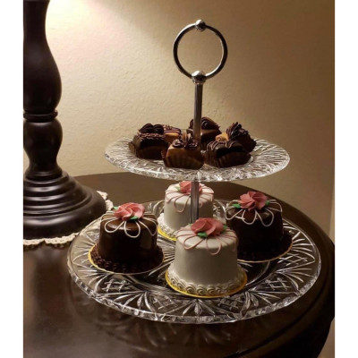 KHAY PHA LÊ 2 TẦNG GODINGER DUBLIN 2 Tier Platter Tray Server Hàng chính hãng