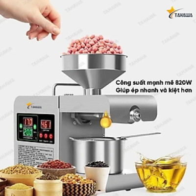 Máy ép dầu thực vật Tahawa TH-X8S-Hàng chính hãng- Bảo hành 24 tháng