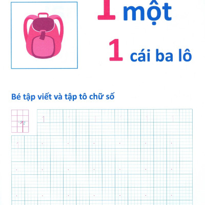 Sách- Chuẩn Bị Cho Bé Vào Lớp 1- Làm Quen Toán Học (Tái Bản 2024)