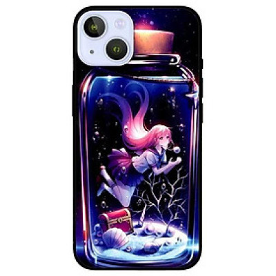 Ốp lưng dành cho Iphone 13 Mini - Iphone 13 - Iphone 13 Pro -  Iphone 13 Pro Max - Cô Gái Trong Lọ