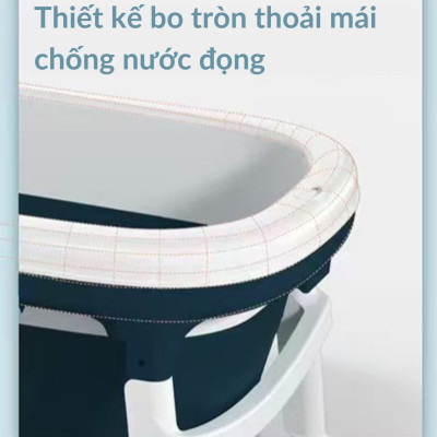 Bồn Tắm Bể Bơi Có Nắp Gập Gấp Xếp Gọn Lắp Ghép Cho Người Lớn Trẻ Em