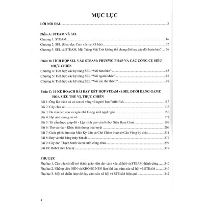 Sách - Kết Hợp Giáo Dục STEAM Và Giáo Dục Cảm Xúc Xã Hội SEL Dành Cho Tiểu Học Và Mầm Non - Hồng Ân