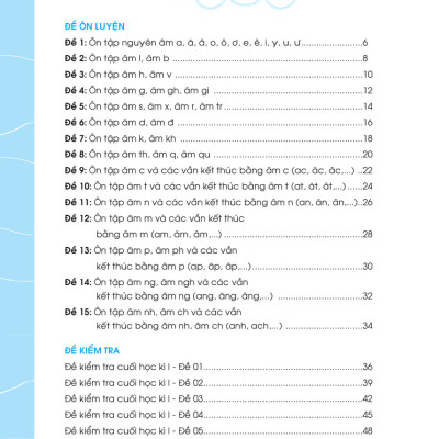 Đề Ôn Luyện Và Tự Kiểm Tra Tiếng Việt Lớp 1 - Tập 1 (Biên Soạn Theo Chương Trình GDPT Mới)  - MEGA
